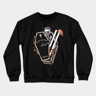 Cigarette and death Crewneck Sweatshirt